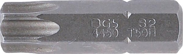 Torxbits med hål 5/16 T10–T70, 30 mm