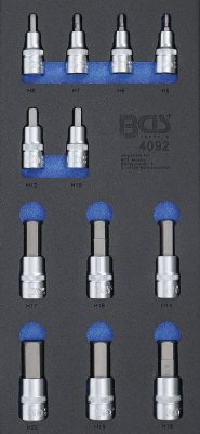Bitshylssats, Insex 5-22 mm, 12 delar