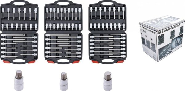 Bitshylssats 1/2 Torx-Insex-XZN, 88 delar