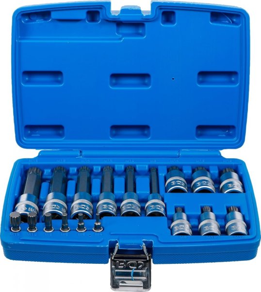 Bitshylssats, XZN M4-M18, 1/4 & 1/2, 18 delar