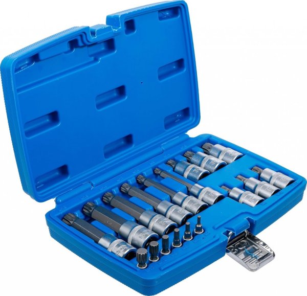 Bitshylssats, XZN M4-M18, 1/4 & 1/2, 18 delar