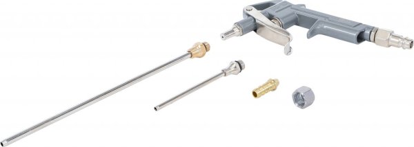 Blåspistol aluminium med 3 munstycken 1/4