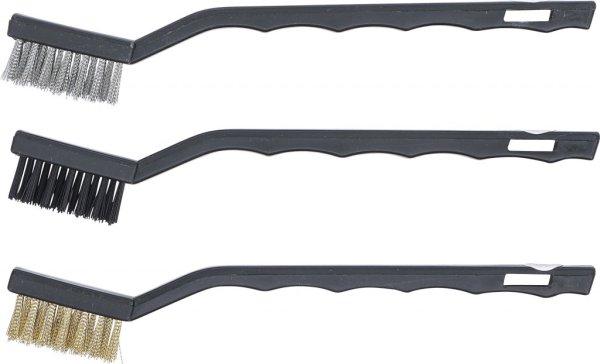 Borstsats 175 mm – Mässing, Nylon & Stål, 3 delar