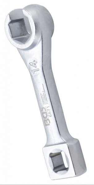 Bränsleledningsnyckel Toyota & Honda – Öppen Ringnyckel 14 mm / 17 mm