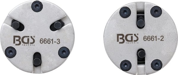 Bromskolvs-återställnings adaptersats, med 2 & 3 pin, 2 delar