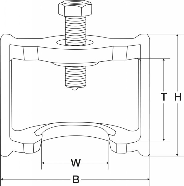 Bromslänkage-avdragare för Haldex broms 160 mm