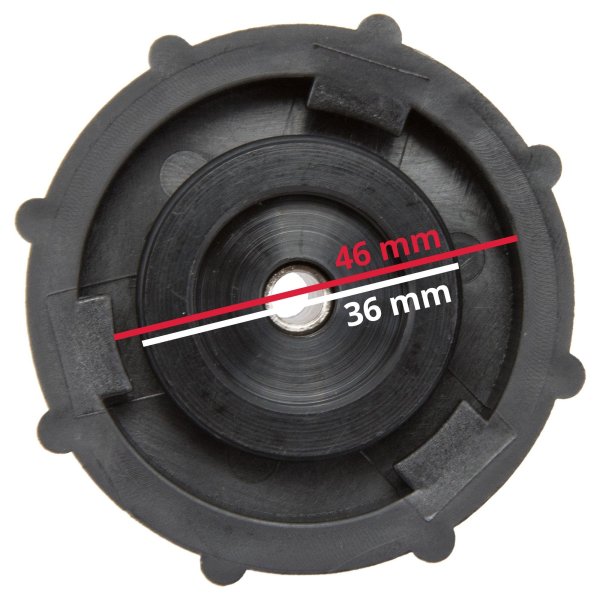 Bromsluftningsadapter Ø36 mm – 3-vägs bajonett