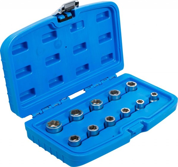 Bult- & mutteravdragare, 8-19 mm, 11 delar, 3/8