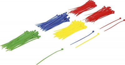 Buntband, färgad, 2,4x100 mm, 200 st.