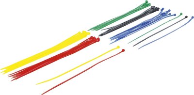 Buntband, färgad, 4,8x300 mm, 50 st.