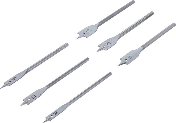 Centrumborrsats 6 delar Ø10–25 mm