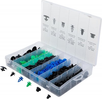 Clips- och fästessats Opel, 300 delar