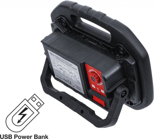 COB-LED Arbetslampa 40W med Bluetooth-högtalare