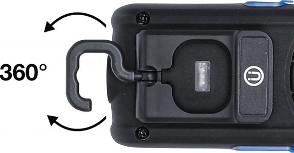 COB-LED Arbetslampa Fällbar med Magnet och USB-Uttag
