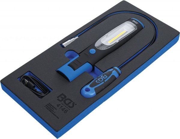 COB-LED Handlampa & Magnetlampa Set, 3 delar