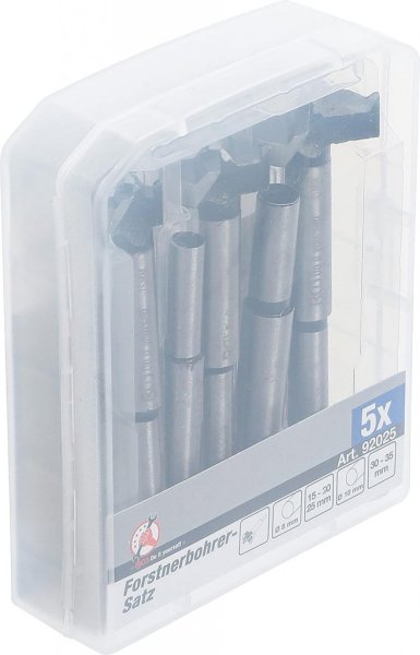 Cylinderborrsats 5 delar Ø15–35 mm