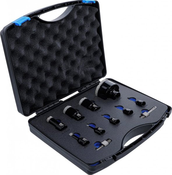 Diamantborrkrona Set 11 delar Ø5–68 mm M14 för kakel & sten
