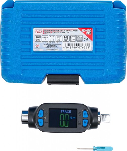 Digital momentadapter, 3/8, 27-135 Nm