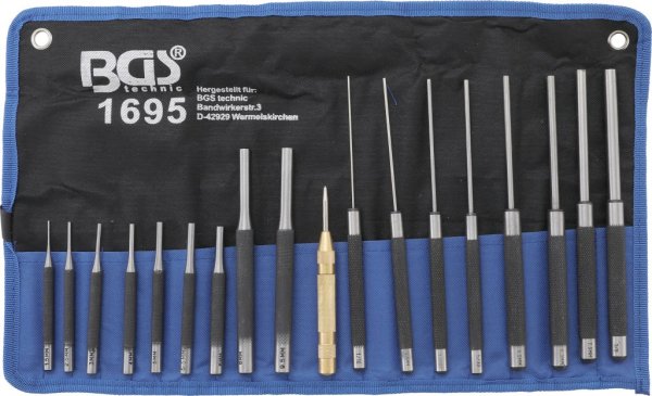 Dorn sats, 1,5-9,5 mm, 18 delar