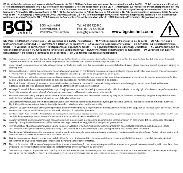Reservkniv för tryckluft-plåtnibbler BGS3237