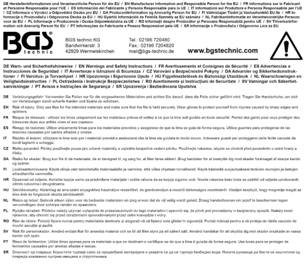 Fyrkantfil 150 mm DIN 7261 med 2-K handtag