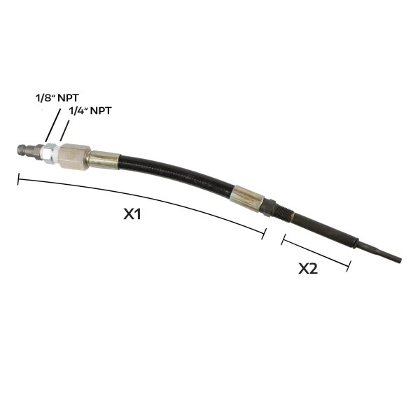 Flexibel kompressionsadapter M10x1,0 – VAG 1763/5