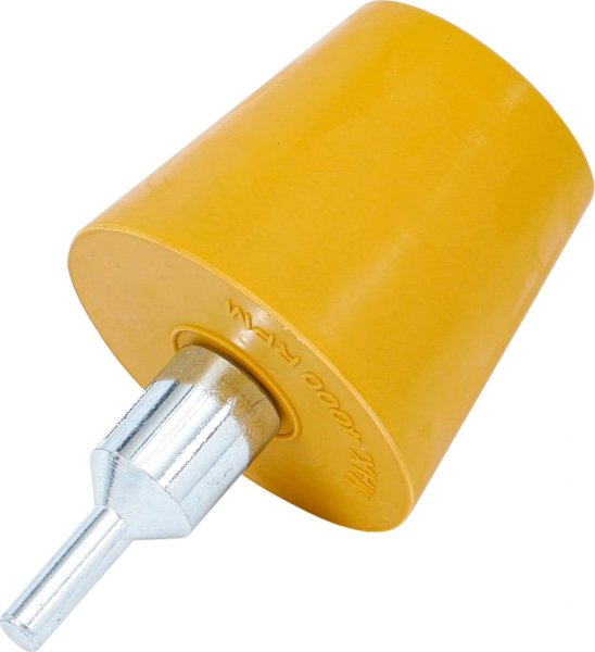 Folieraderare Konisk Ø 50 mm – Gummirondell för Borrmaskin med Adapter