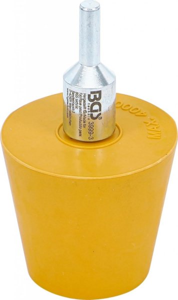 Folieraderare Konisk Ø 50 mm – Gummirondell för Borrmaskin med Adapter