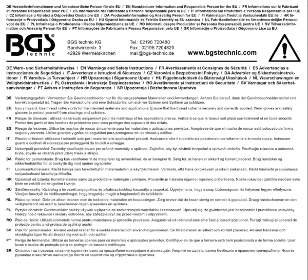 HSS Borr-/Gängtapp-sats M3–M12 – 14 delar