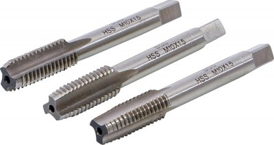 Gängtappssats M10 x 1,5 – 3 delar HSS-G