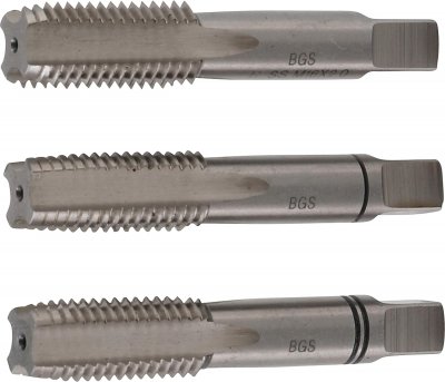 Gängtappssats M16 x 2,0 – 3 delar HSS-G