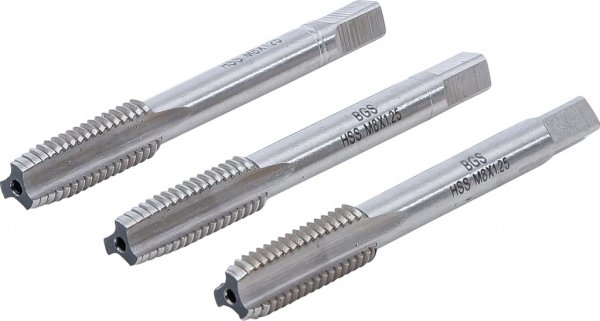 Gängtappssats M8 x 1,25 – 3 delar HSS-G