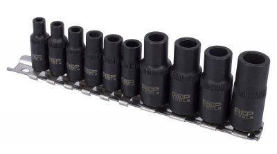 Magnetisk gängtappshållare-sats 1/4 & 3/8 10-delar