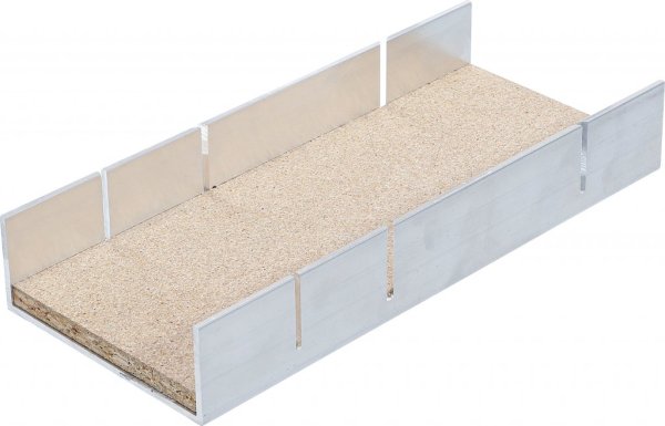 Geringslåda aluminium 245x105x40 mm