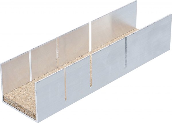 Geringslåda, aluminium, 245x65x55 mm
