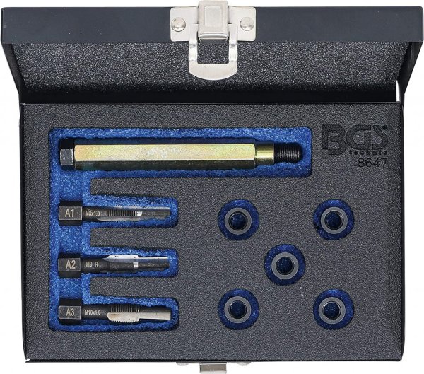 Glödstift M8x1,0 Gängreparationssats för Topplock