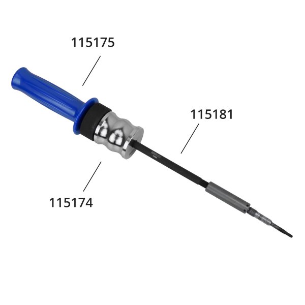Glödstiftsutdragare skadade gängor 8/10 mm