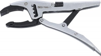 Griptång med kraftigt böjd käft och snabbjustering