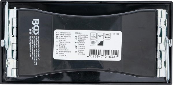 Handslip 105x210 mm med Låsklämmor – Ergonomisk