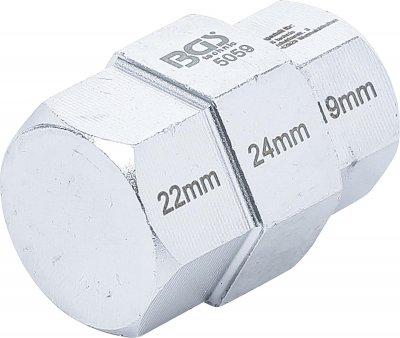 Hjulaxelhylsa 19–24 mm – 3 i 1 MC