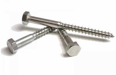 Fransk träskruv, rostfritt A2