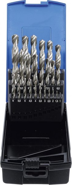 HSS borrsats 1–13 mm, 25 delar