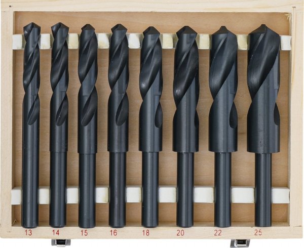 HSS borrsats 13–25 mm, 8 delar