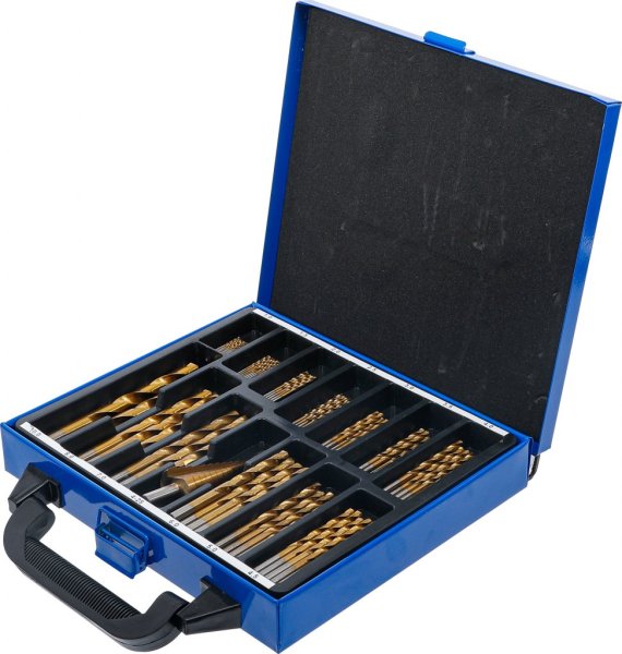 HSS-TiN Borrsats 1–10 mm, 119 delar