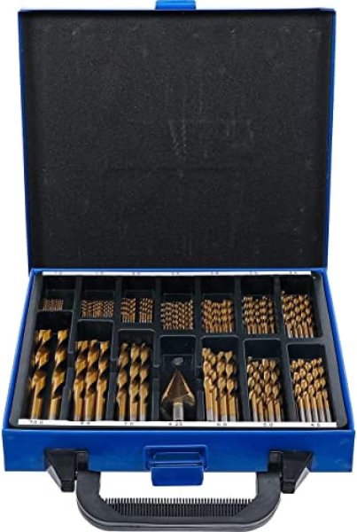 HSS-TiN Borrsats 1–10 mm, 119 delar
