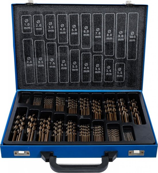 HSS-COB Borrsats 1–10 mm, 170 delar