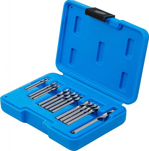 HSS Popnit Borrsats 2,4–6,4 mm, 15 delar