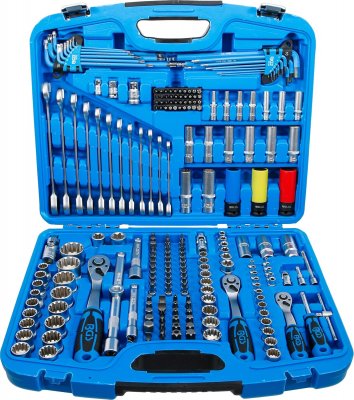 Hylsnyckelsats Gear Lock, 218 delar