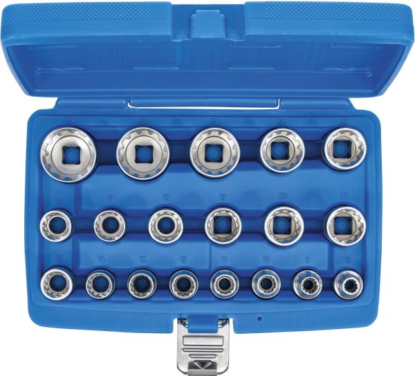 Hylssats, Gear Lock, 8-32 mm, 19 delar