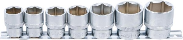 Hylssats, sexkant, 20-32 mm, 7 delar